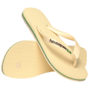 Chinelo Havaianas Brasil Logo Encardida