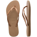 Chinelo Havaianas Slim Logo Metallic