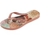 Chinelo Havaianas Infantil Slim Princesas Moana Rosa Clay