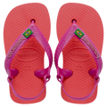 Chinelo Havaianas Baby Brasil Logo