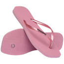 Chinelo Havaianas Slim Square Logo Metallic