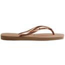Chinelo Havaianas Slim Square Logo Metallic