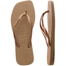 Chinelo Havaianas Slim Square Logo Metallic