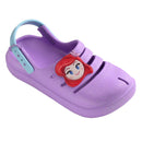 Chinelo Clog Havaianas Infantil Princesa Ariel Roxo
