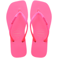 Chinelo Havaianas Slim Square Glitter Neon