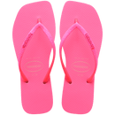 Chinelo Havaianas Slim Square Glitter Neon