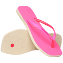 Chinelo Havaianas Slim Square Glitter Neon