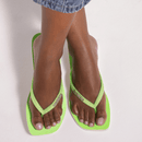 Chinelo Havaianas Slim Square Glitter Neon