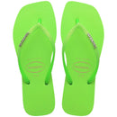 Chinelo Havaianas Slim Square Glitter Neon
