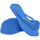 Chinelo Havaianas Slim Square Logo Pop Up